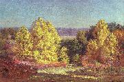 Theodore Clement Steele The Poplars USA oil painting reproduction